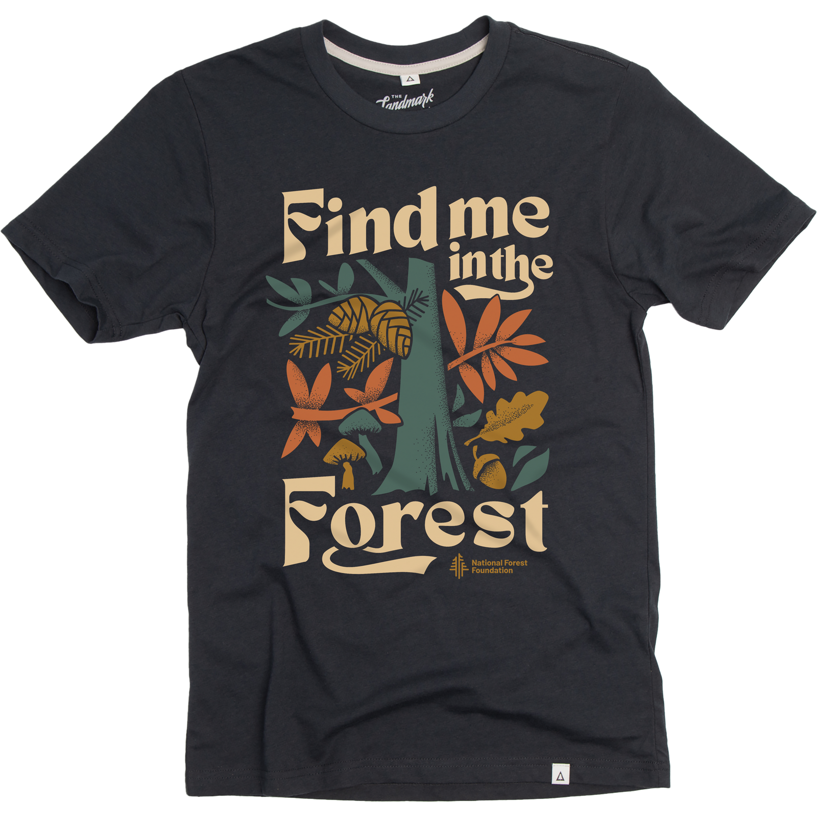 Find Me in the Forest Tee - Navy