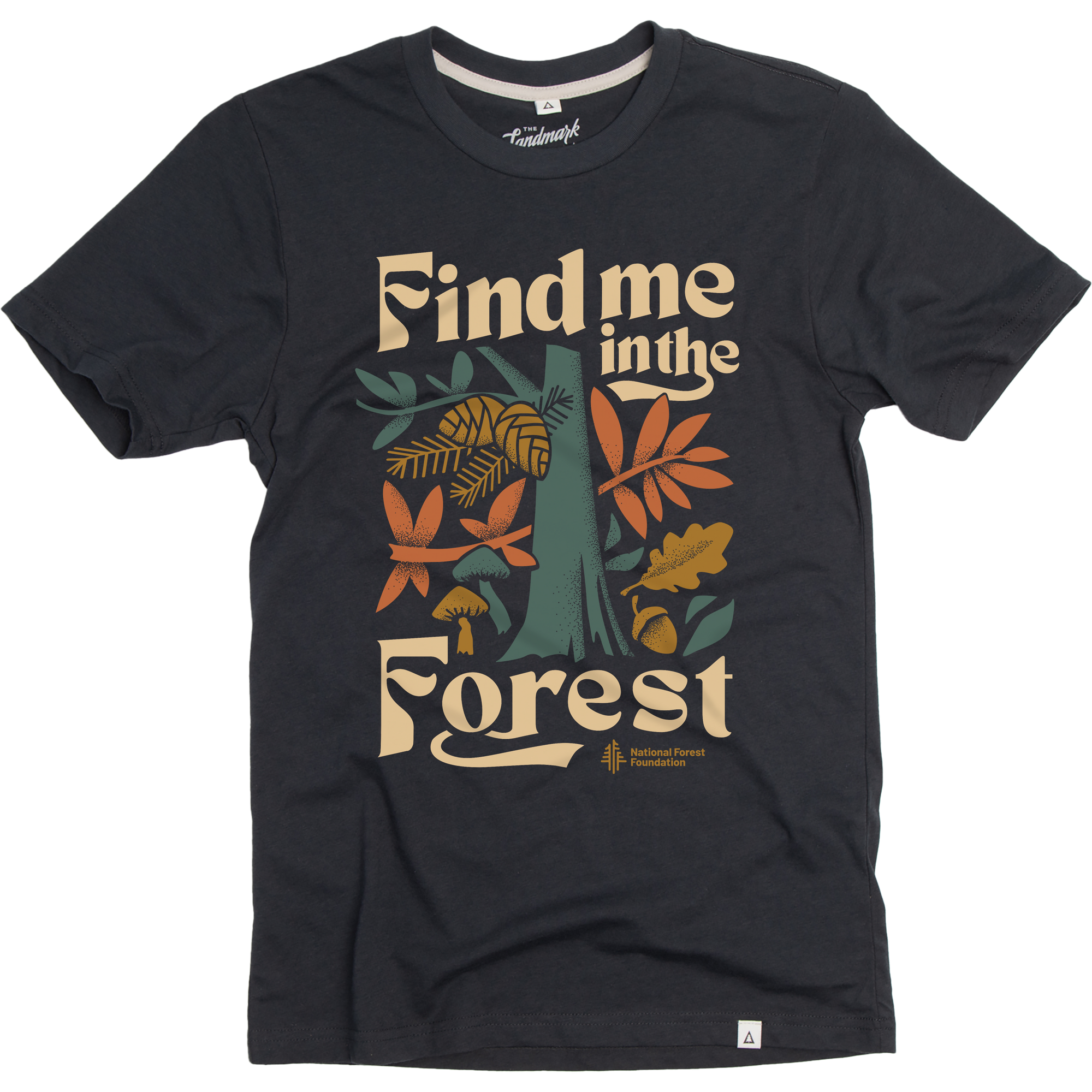 Find Me in the Forest Tee - Navy