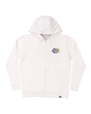 Wild Child Zip-Up Hoodie - Natural