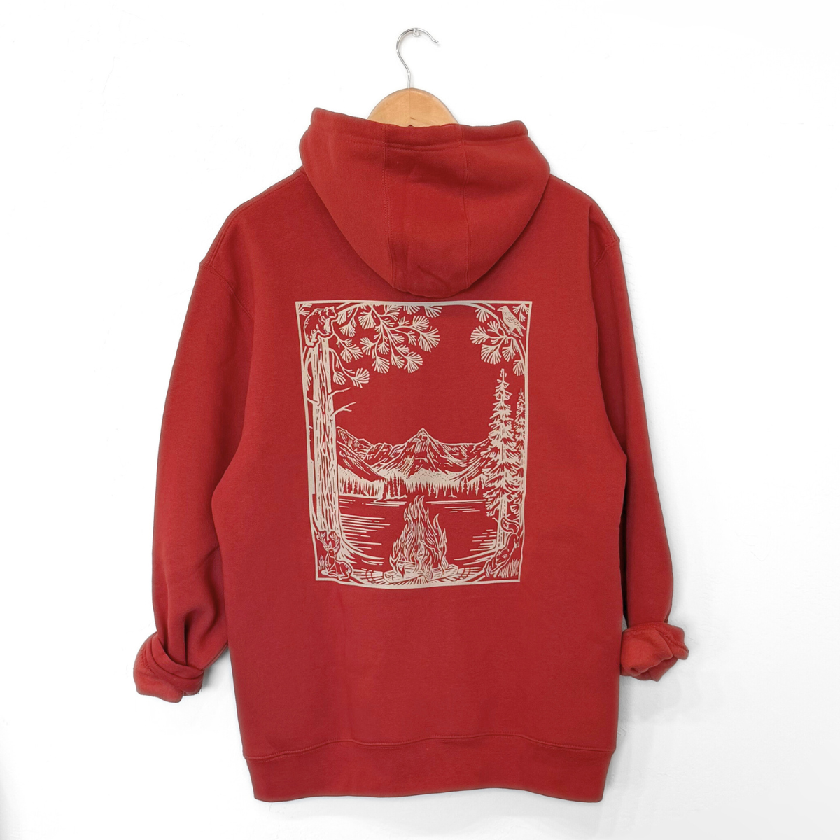 Fireside Unisex Hoodie - Paprika