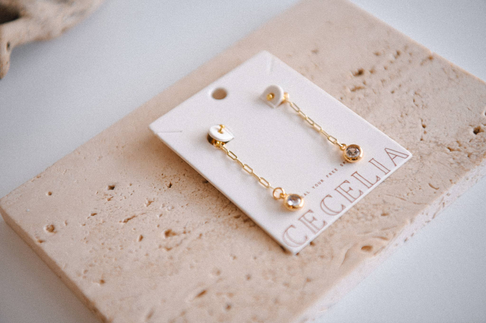 Starlit Shine Cubic Zirconia Front and Back Drop Earrings