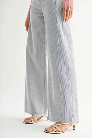 The Side Stripe Wide Leg Jean