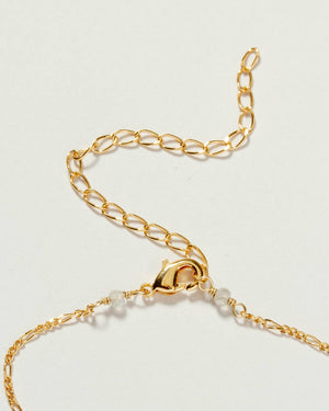 Bermuda Triangle Dainty Collar Necklace- Labradorite