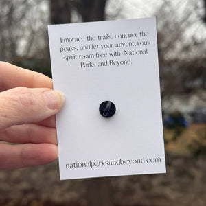Slow Down To See the Things That Matter - Metal Enamel Pin