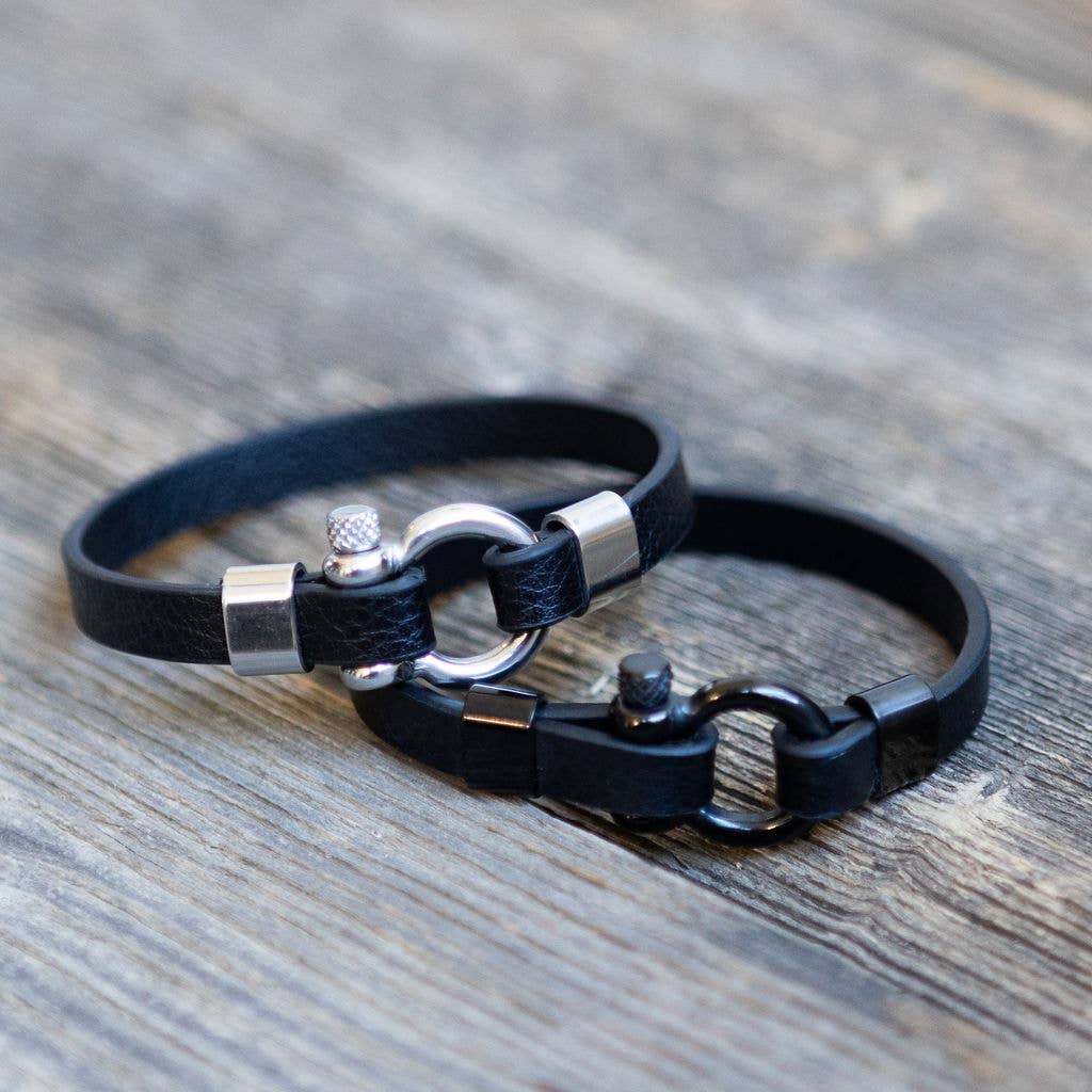 Wapiti Men's Leather Bracelet