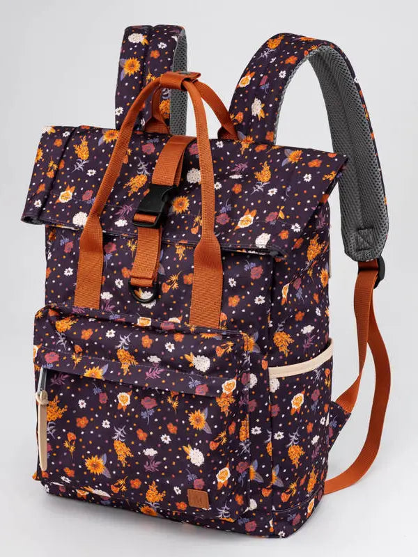 Adventure Backpack - Plum Floral