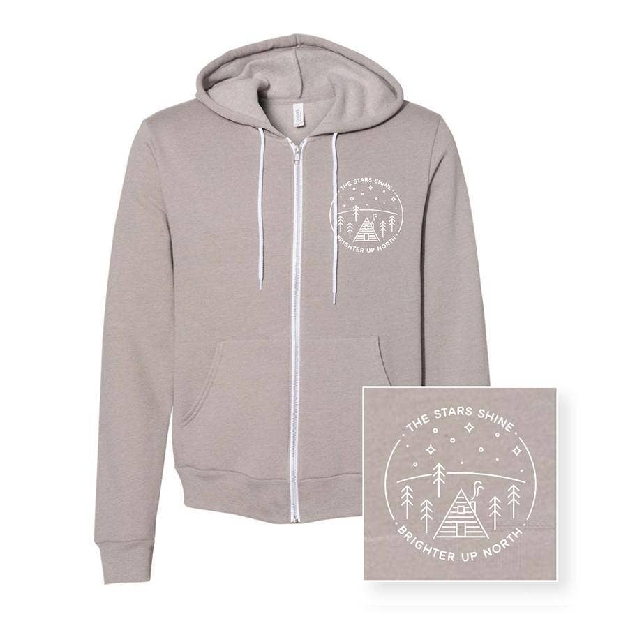 Stars Shine Brighter Unisex Full Zip Hoodie