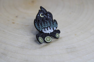 Campfire In the Forest - Metal & Enamel Pin