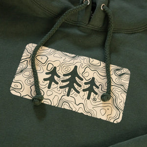 Topo Heavyweight Fleece Hoodie - Alpine Green