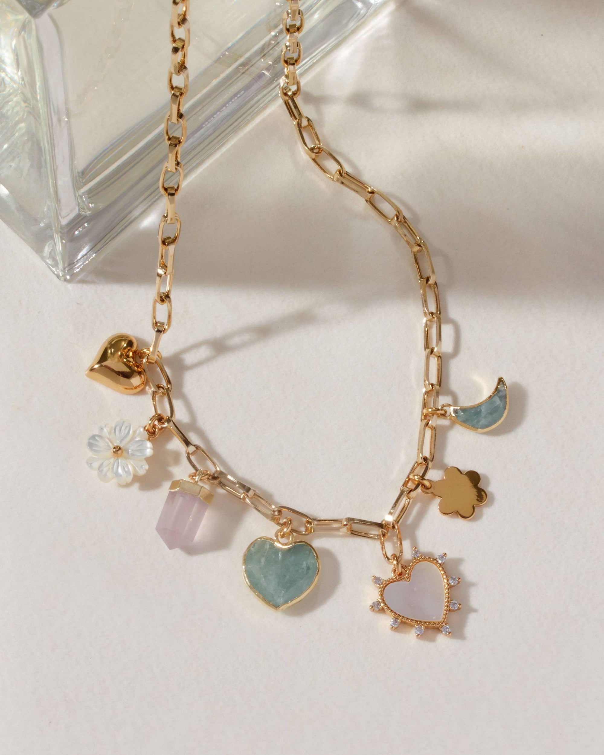 Garden of Gems Charm Necklace