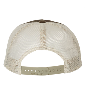 Surrender to the Flow Trucker Hat - Olive Green/Tan