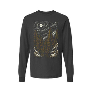 Winter Forest Unisex Long Sleeve - Charcoal