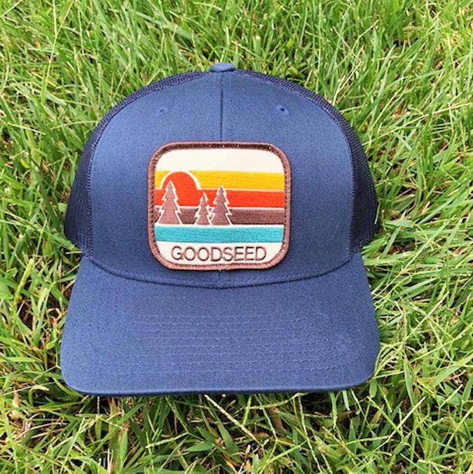 Pacific Pines Trucker Hat - Blue