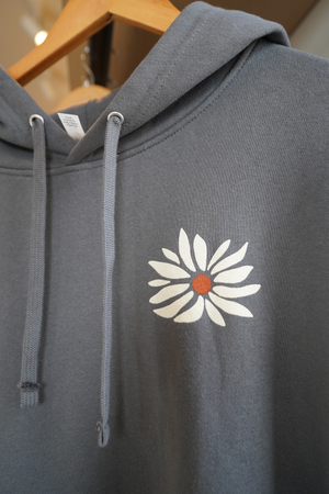 In Full Bloom Unisex Hoodie - Charcoal