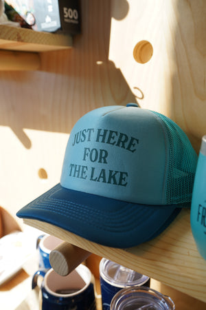 Just Here For The Lake Foam Trucker