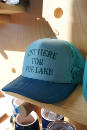 Just Here For The Lake Foam Trucker
