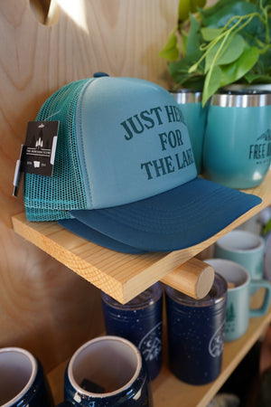 Just Here For The Lake Foam Trucker