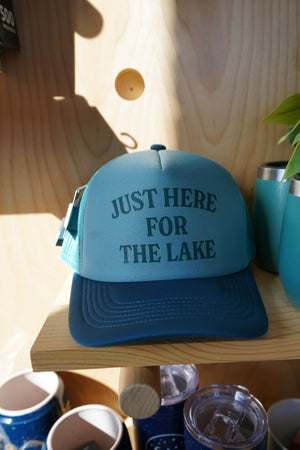 Just Here For The Lake Foam Trucker