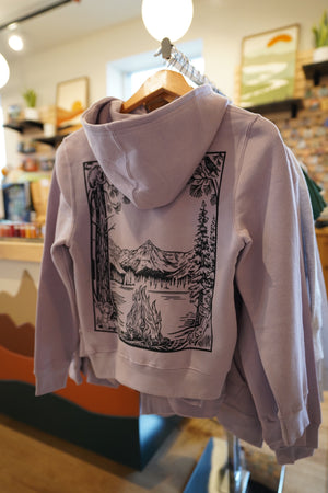Fireside Kids Hoodie - Lilac