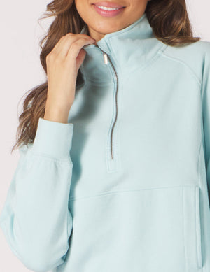 Daily Scuba 1/4 Zip - Hydrangea
