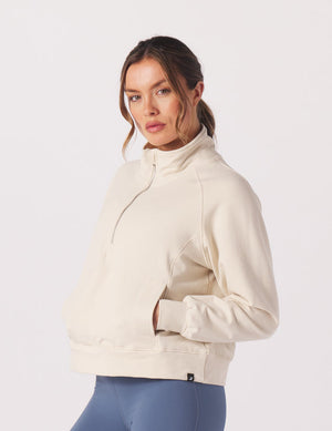 Daily Scuba 1/4 Zip - Oatmilk