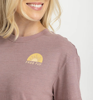 Women's Daybreak Tee - Heather Fig