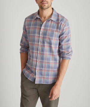 Stretch Selvage Long Sleeve Shirt - Multi Plaid