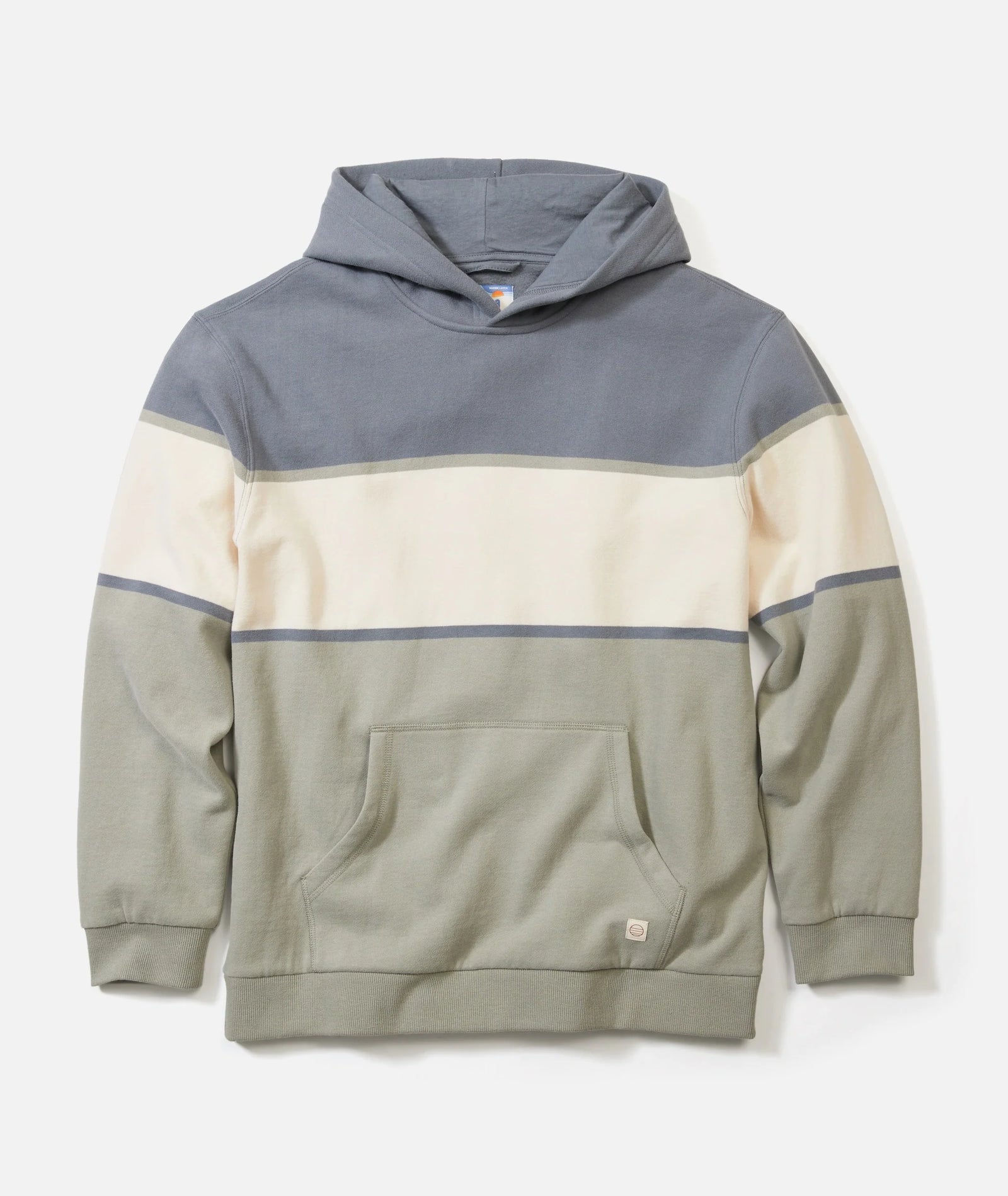 Cloud 9 Fleece Relaxed Hoodie - Blue/Neutral Colorblock