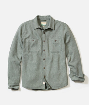 Pacifica Stretch Twill Overshirt - Olive
