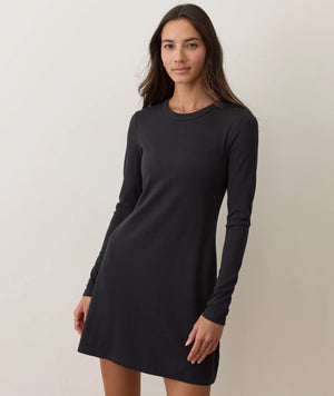 Lexi Rib Mini Dress - Black