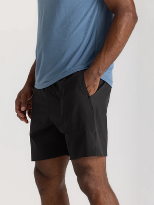 Men's Lined Active Breeze Short 7 - Black