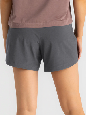 Women's Bamboo-Lined Active Breeze Short 5" - Smoke