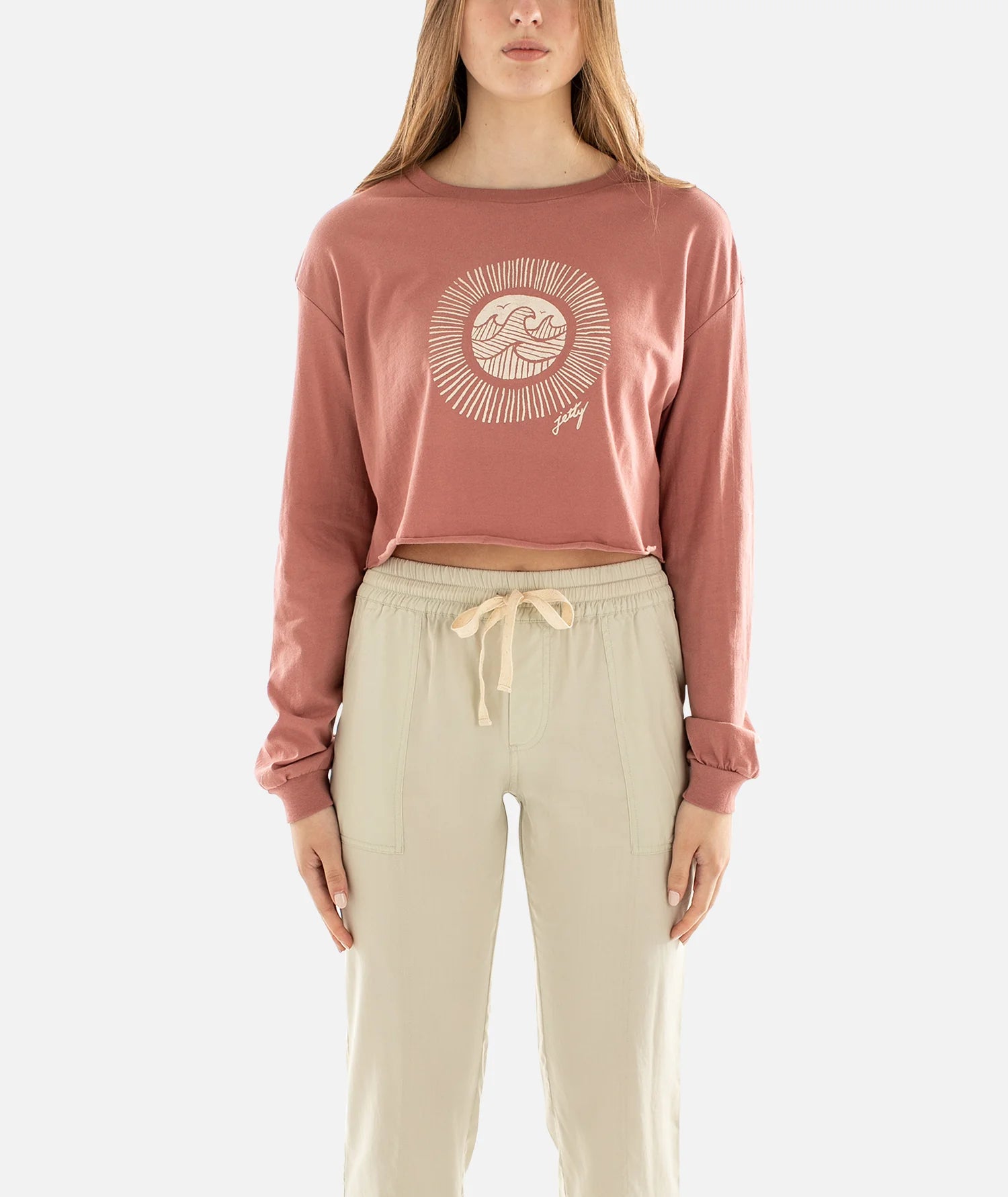 Rays Long Sleeve Cropped