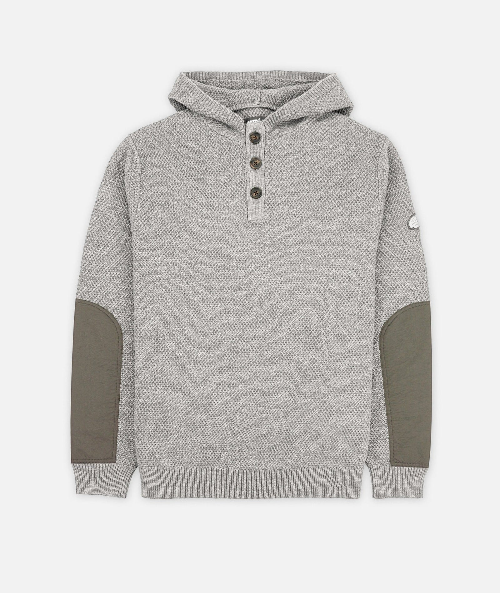 Barnacle Knit Hoodie - Grey