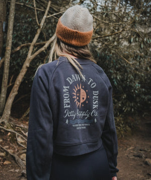 Dawn to Dust Crewneck - Charcoal
