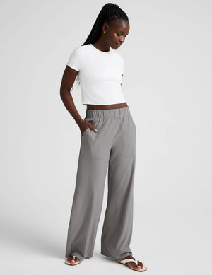 Featherweight Cropped Tee - Cloud White