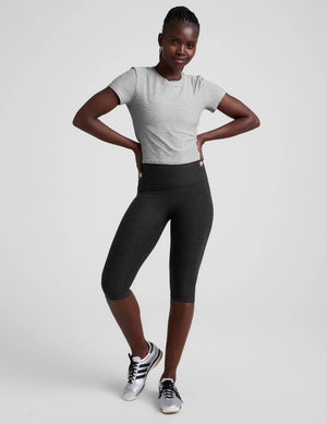 Featherweight Cropped Tee - Silver Mist