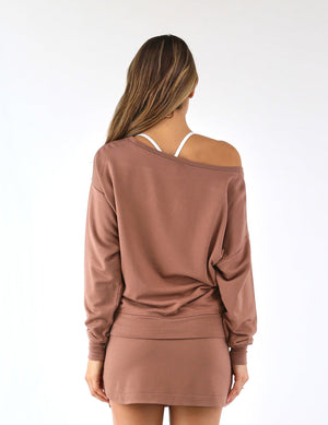 Lounge Off Shoulder: Mocha