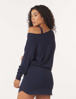 Lounge Off Shoulder: Navy