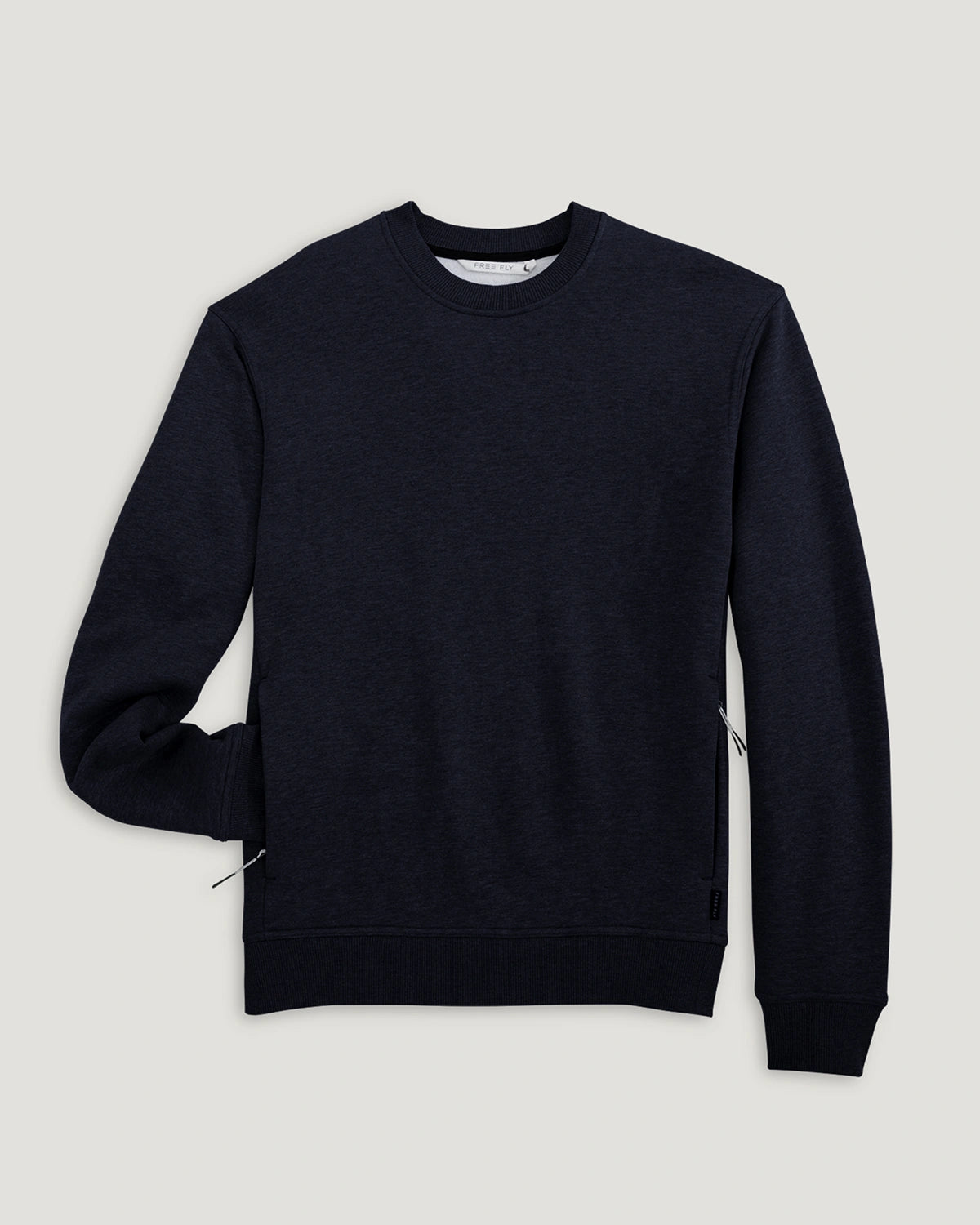 Men's Bamboo Northcoast Fleece Crew - Black
