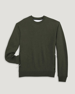 Men's Bamboo Northcoast Fleece Crew - Dark Forest