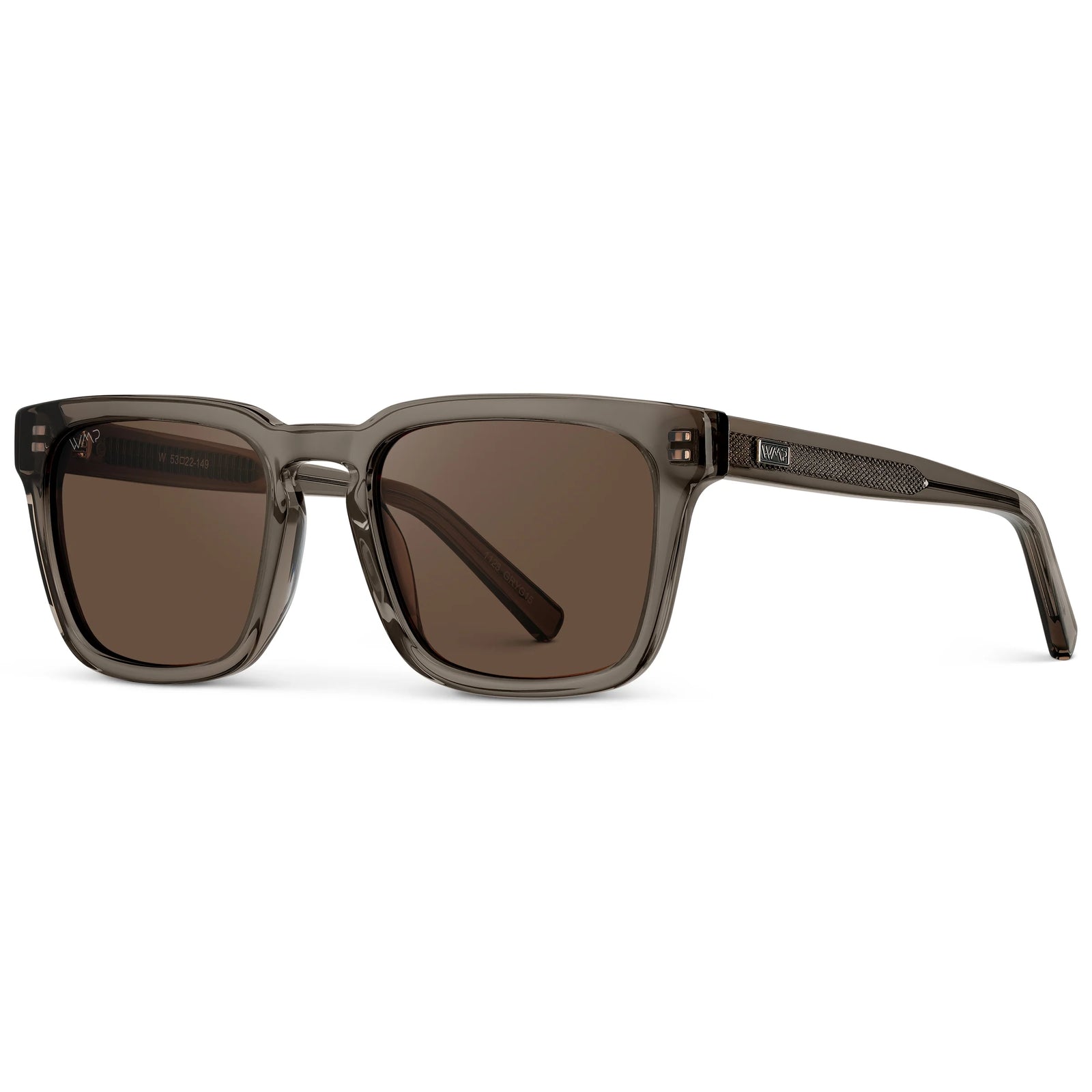 Maverick - Crystal Gunmetal / Brown Lens
