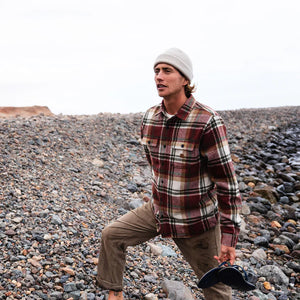 Nordsman Long Sleeve Flannel - Sangria