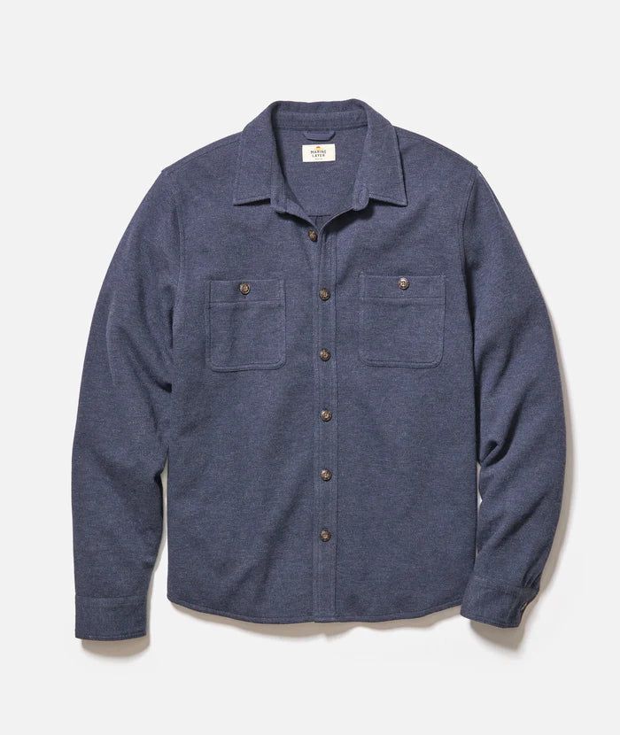 Pacifica Stretch Twill Shirt - Navy