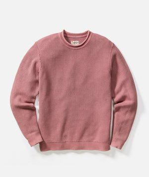 Roll Neck Sweater - Withered Rose