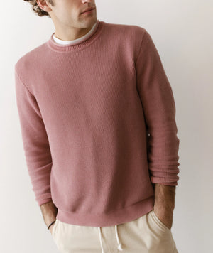 Roll Neck Sweater - Withered Rose