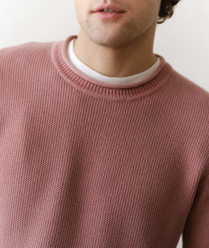 Roll Neck Sweater - Withered Rose