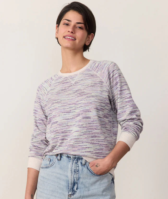 Reversible Raglan - Navy Space Dye
