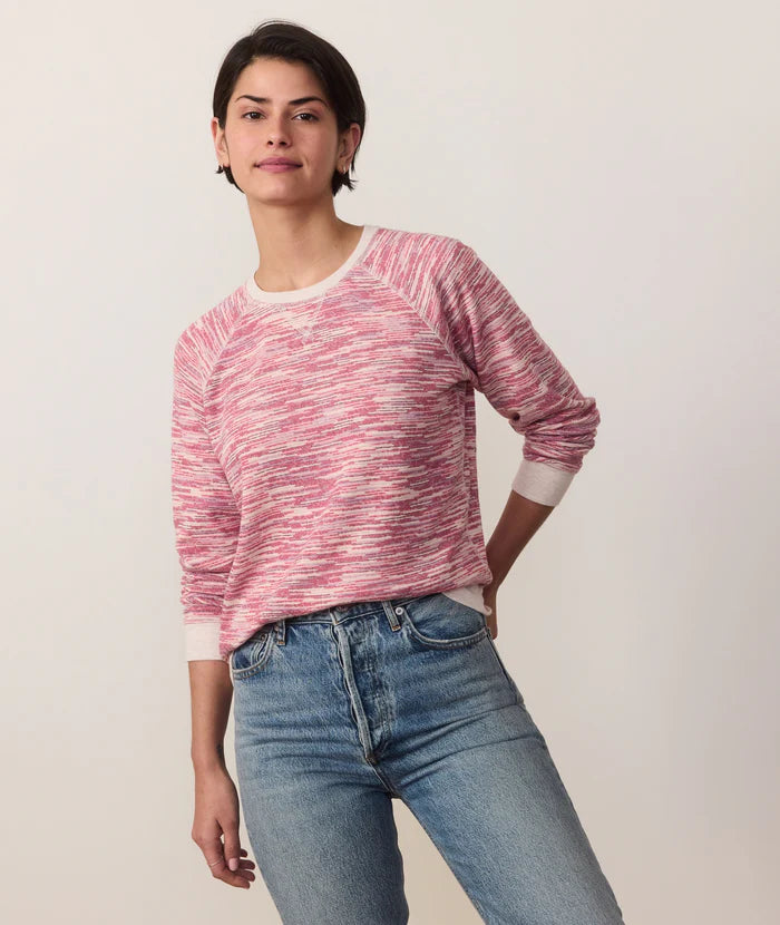 Reversible Raglan - Rose Space Dye