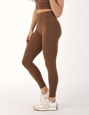 High Waist Pure Legging: Chocolate